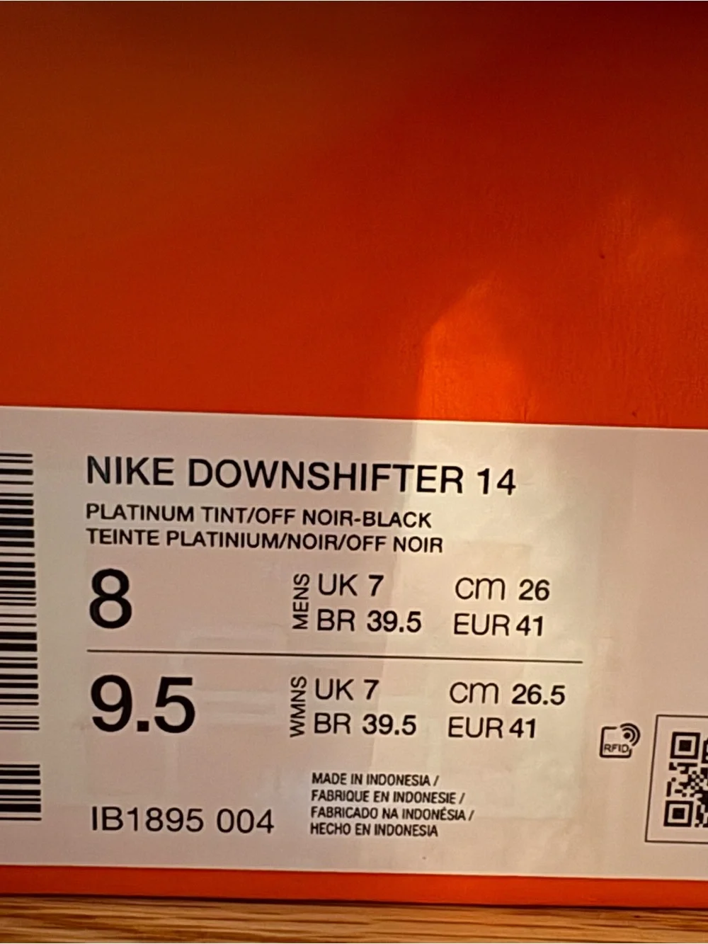 Nike Downshifter 14 Blue Orange White Mens Running Shoe Sneaker MULTIPLE SIZES